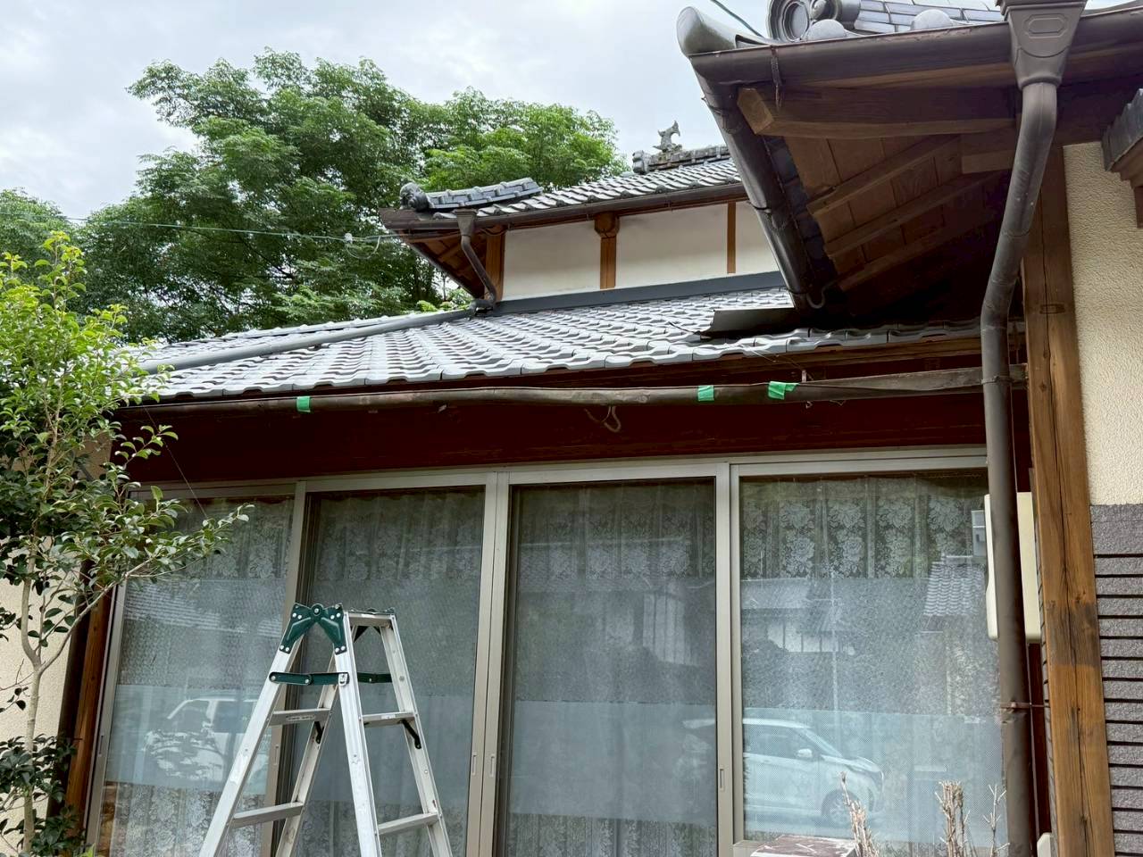 軒樋交換　工事前